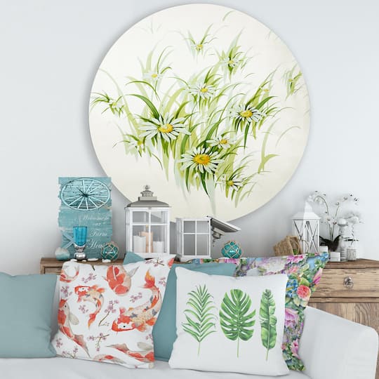 Designart - Retro Drawing of Flowers I